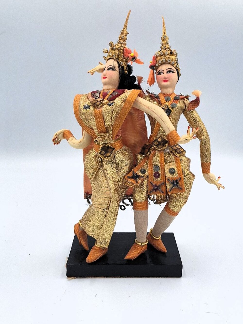 Vintage Two traditional Thai Classical Dancer dolls